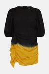 Warehouse Plus Size Tie Dye Ruched Skirt Mini Dress thumbnail 4