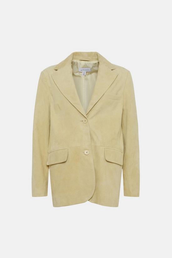 Warehouse Real Suede Single Breasted Blazer 4