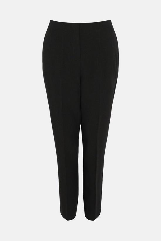 Warehouse Double Crepe High Waisted Dart Detail Trouser 4