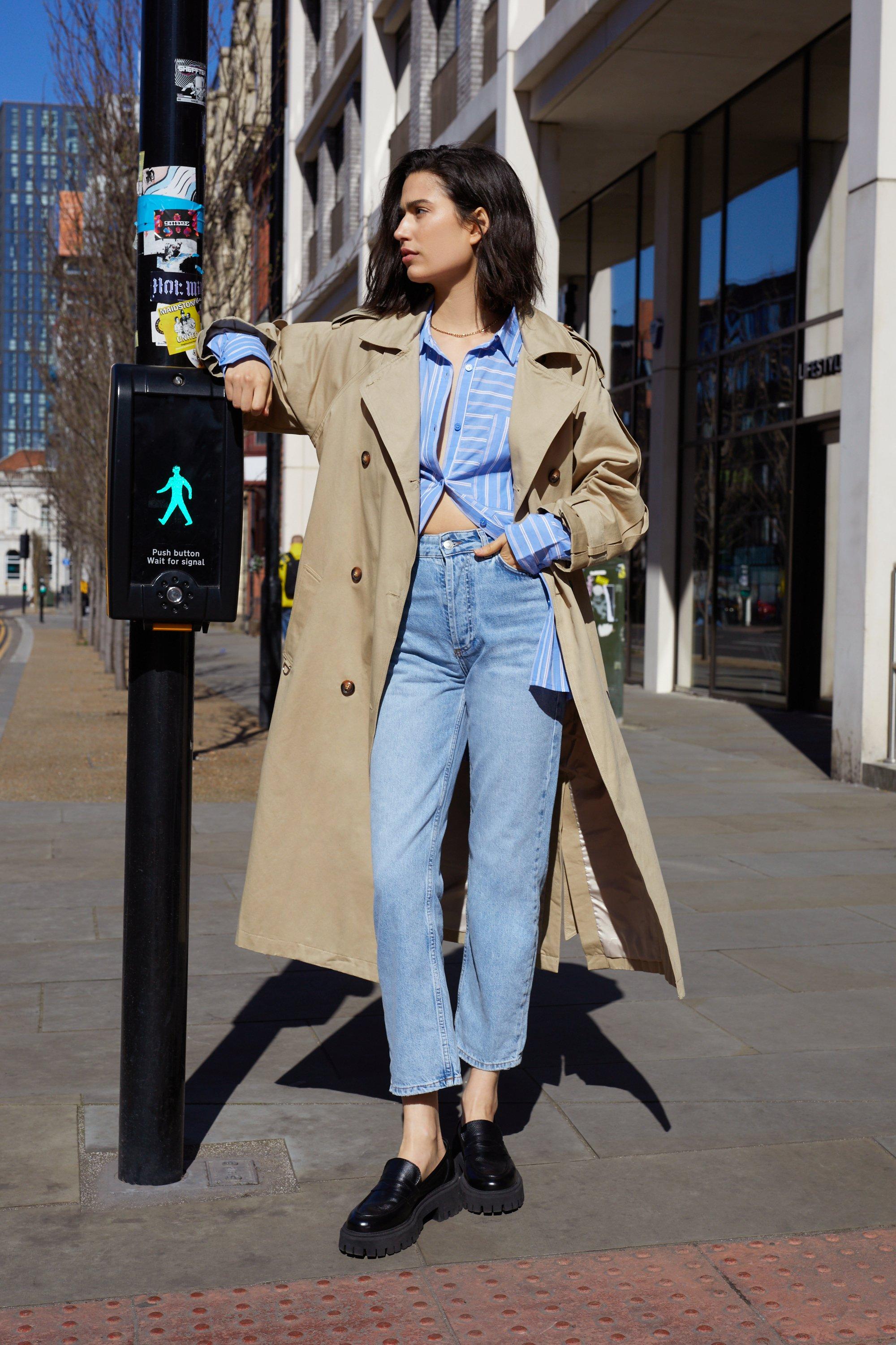 Maxi trench shop coat uk