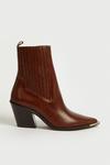 Warehouse Premium Real Leather Toe Cap Western Boot thumbnail 1