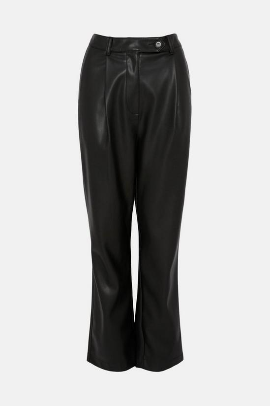 Warehouse Faux Leather Clean Peg Trousers 4
