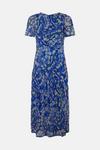 Warehouse WH x The British Museum: The Charles Rennie Mackintosh Collection Printed Mesh Dress thumbnail 4