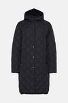 Warehouse Essential Long Line Hooded Liner Coat thumbnail 4