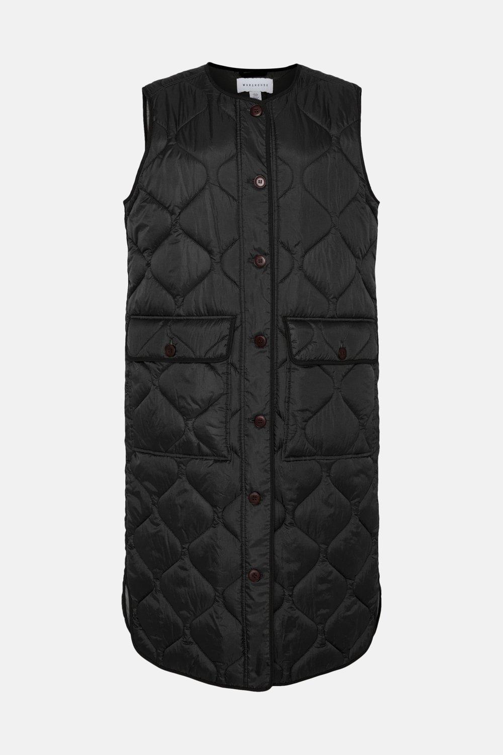 Ultimate Long Line Quilted Liner Vest