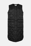 Warehouse Ultimate Long Line Quilted Liner Vest thumbnail 4