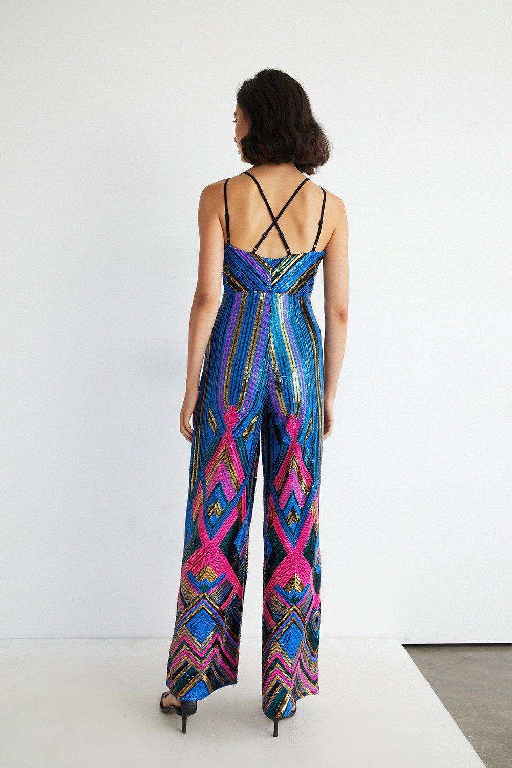 Warehouse best sale sequin jumpsuit