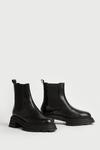Warehouse Real Leather Ribbed Gusset Chelsea Boot thumbnail 2