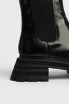 Warehouse Real Leather Flared Chunky Chelsea Boot thumbnail 3
