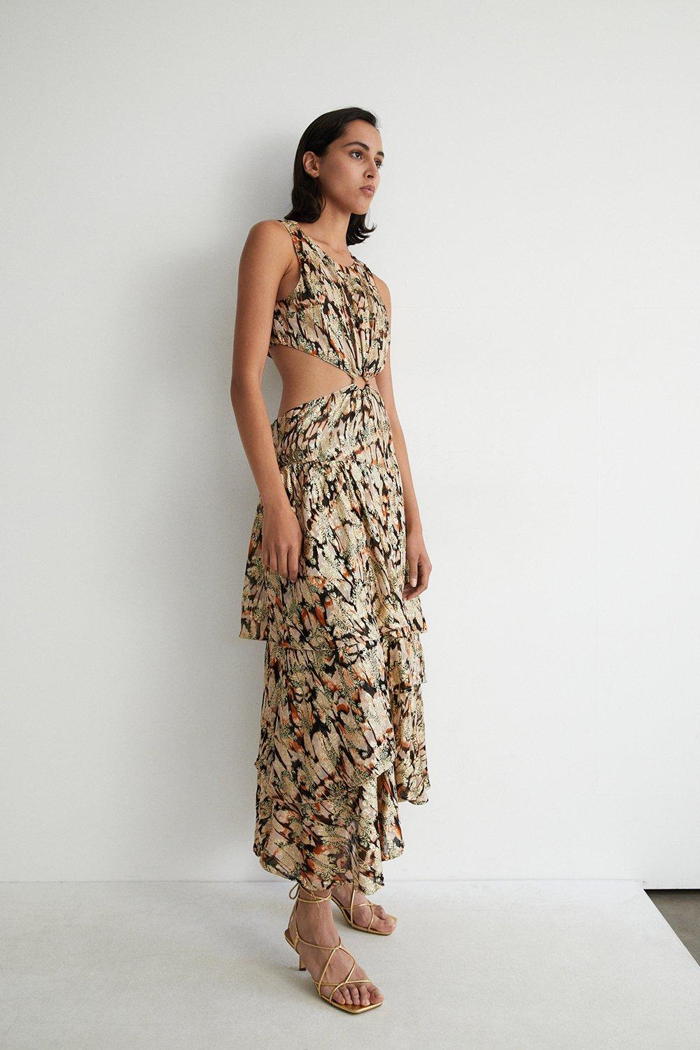 Warehouse cut out dress store