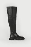 Warehouse Premium Thigh High Leather Boot thumbnail 1