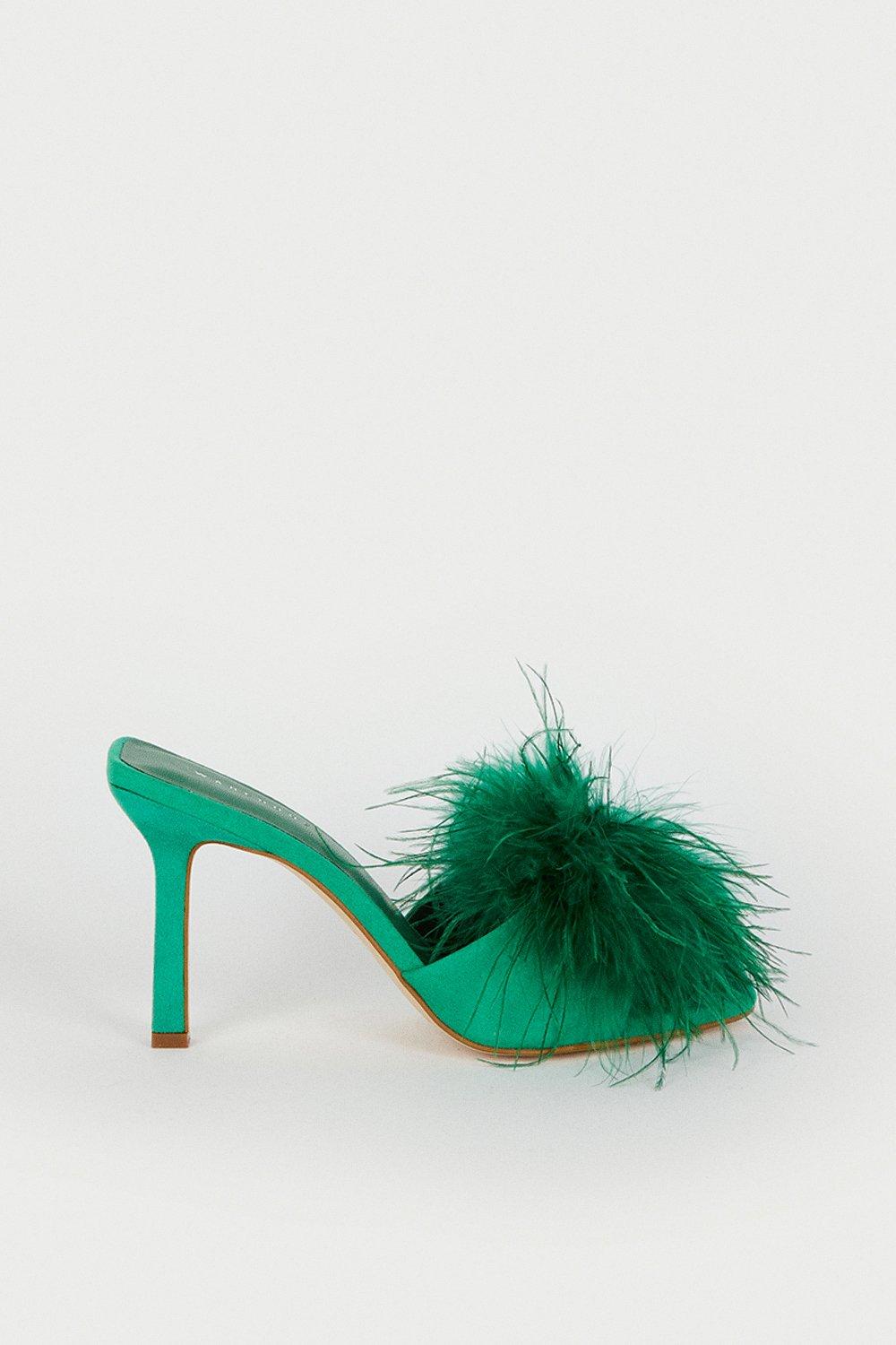 Feather store mule heels