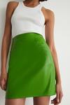 Warehouse Faux Leather Pocket Detail Pelmet Skirt thumbnail 2