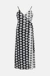 Warehouse Sequin Spot Patched Wrap Midi Dress thumbnail 4