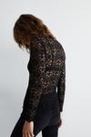 Warehouse Grown On Neck Lace Long Sleeve Top thumbnail 3