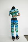 Warehouse Printed Plisse Trouser Coord thumbnail 3