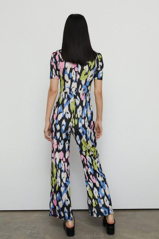 Warehouse Printed Ruched Front Jumpsuit 3