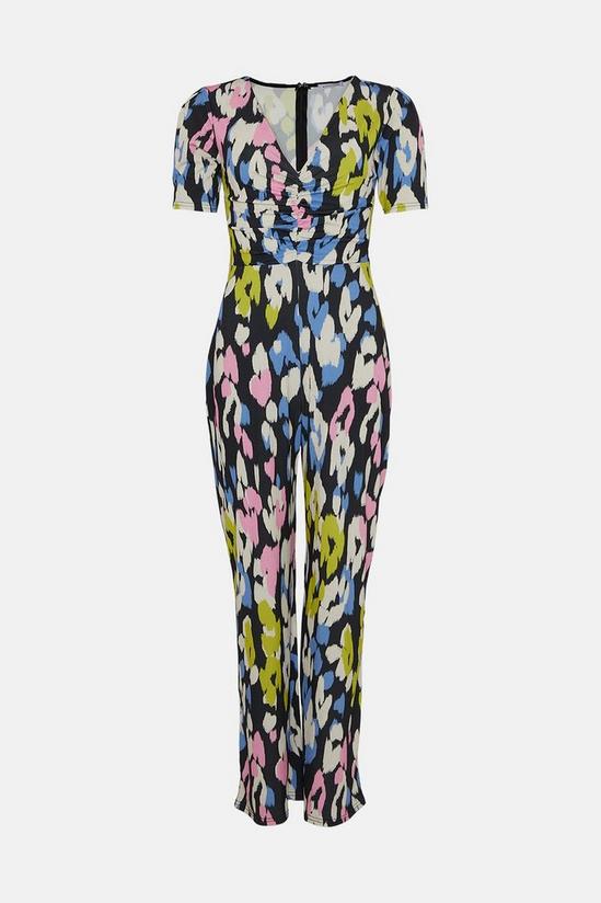 Warehouse Printed Ruched Front Jumpsuit 4