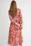 Warehouse Polyester Floral Belted Midi Dress thumbnail 3