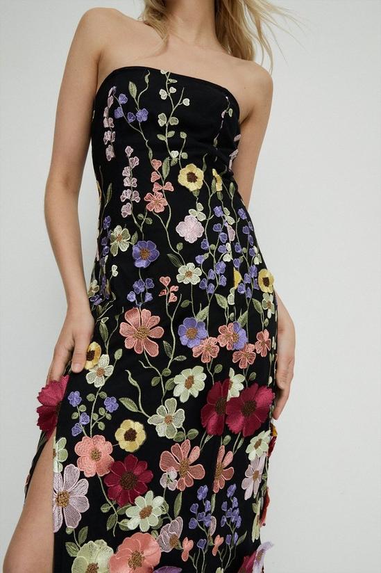 Warehouse Floral Embellished Midi Dress 2