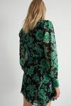 Warehouse Floral Belted Pleated Mini Shirt Dress thumbnail 3
