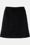 Warehouse Velvet Mini Pelmet Skirt thumbnail 4
