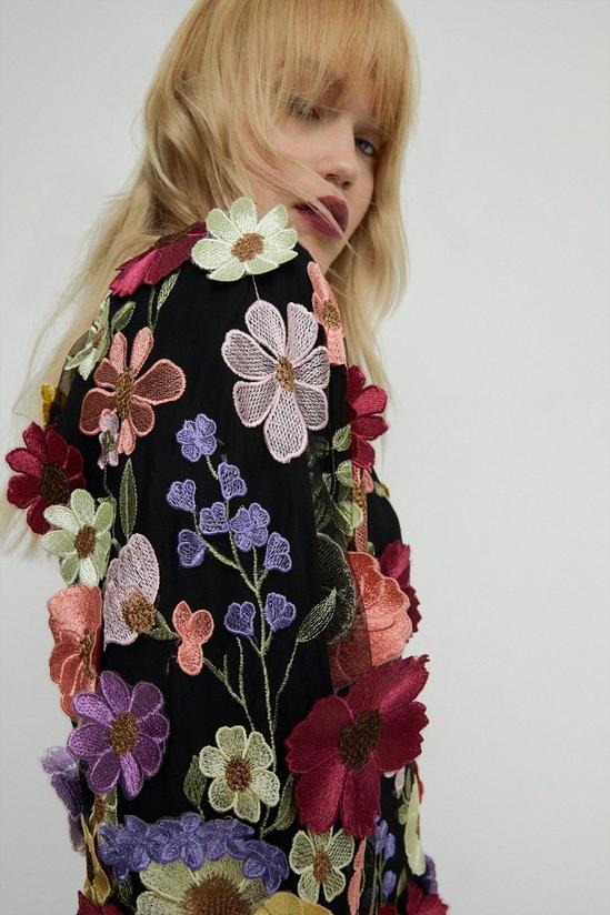 Warehouse Floral Embellished Mini Dress 2