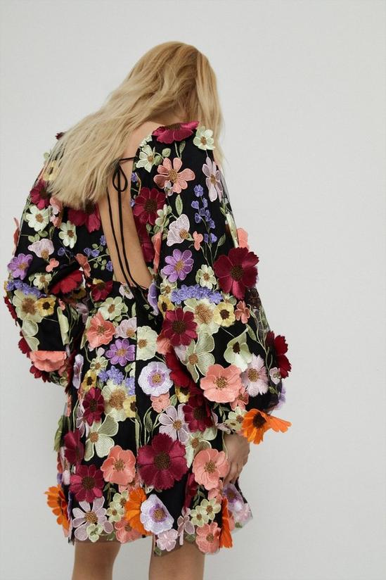 Warehouse Floral Embellished Mini Dress 3