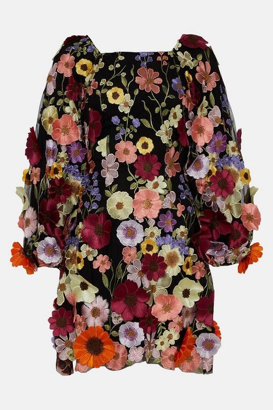 Warehouse Floral Embellished Mini Dress 4