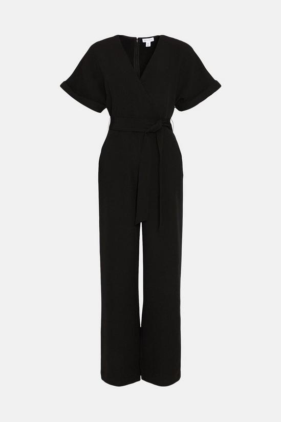 Warehouse Wrap Front Tie Waist Relaxed Jumpsuit 4