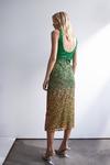 Warehouse Ombre Sequin Midi Dress thumbnail 3