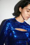 Warehouse Rectangle Sequin Cut Out Top thumbnail 2