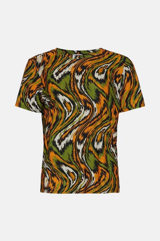 Warehouse Abstract Print T-shirt 4