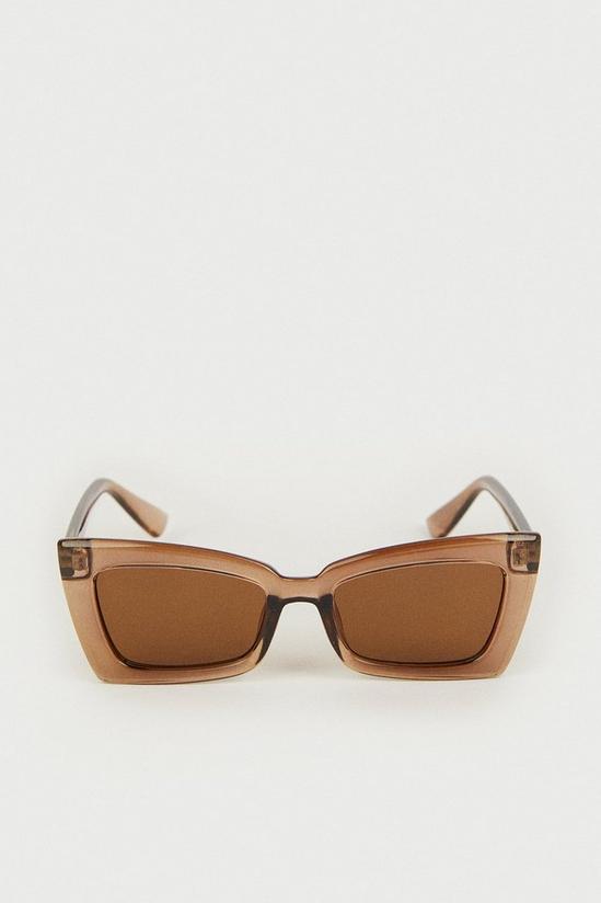 Warehouse Tortoise Shell Cat Eye Sunglasses 1