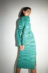 Warehouse Wool Blend Space Dye Midi Knit Dress thumbnail 3