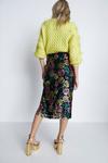 Warehouse Floral Sequin Midi Skirt thumbnail 3