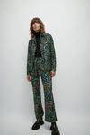 Warehouse WH x William Morris Society Floral Print Cord Belted Jacket thumbnail 2