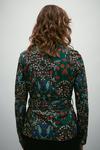 Warehouse WH x William Morris Society Floral Print Cord Belted Jacket thumbnail 3