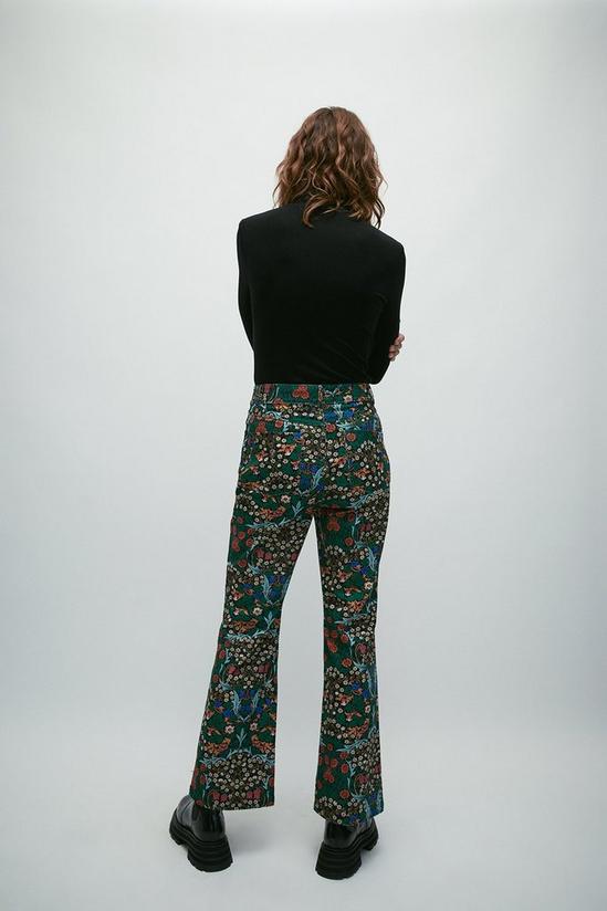 Warehouse WH x William Morris Society Floral Print Cord Trousers 3