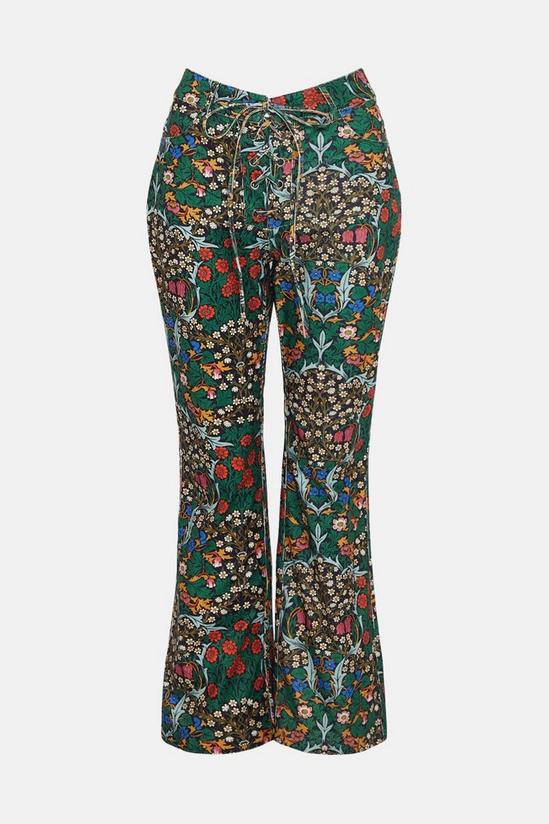 Warehouse WH x William Morris Society Floral Print Cord Trousers 4