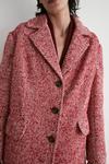 Warehouse Wool Blend Textured Single Breasted Coat thumbnail 2