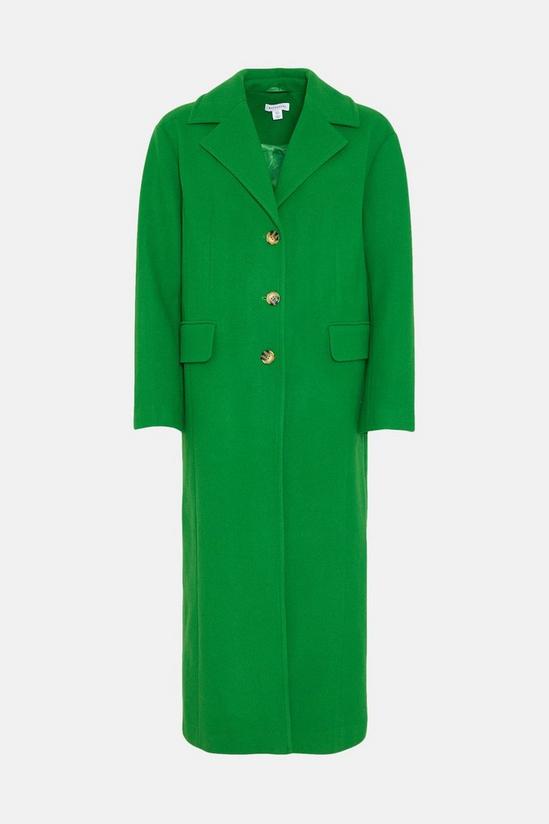 Warehouse Long Line Single Breasted Tailored Coat 4