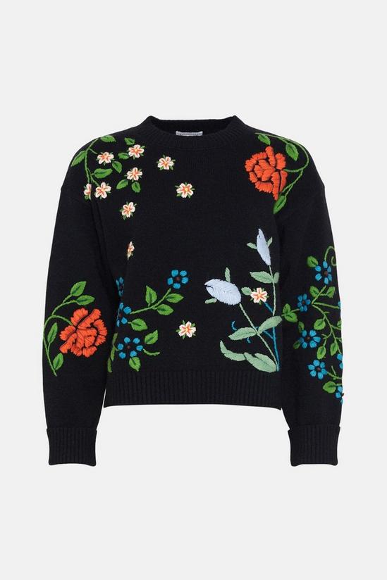 Warehouse WH x William Morris Society Floral Hand Embroidered Jumper 4