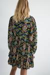Warehouse Floral Pleated Tiered Mini Dress thumbnail 3