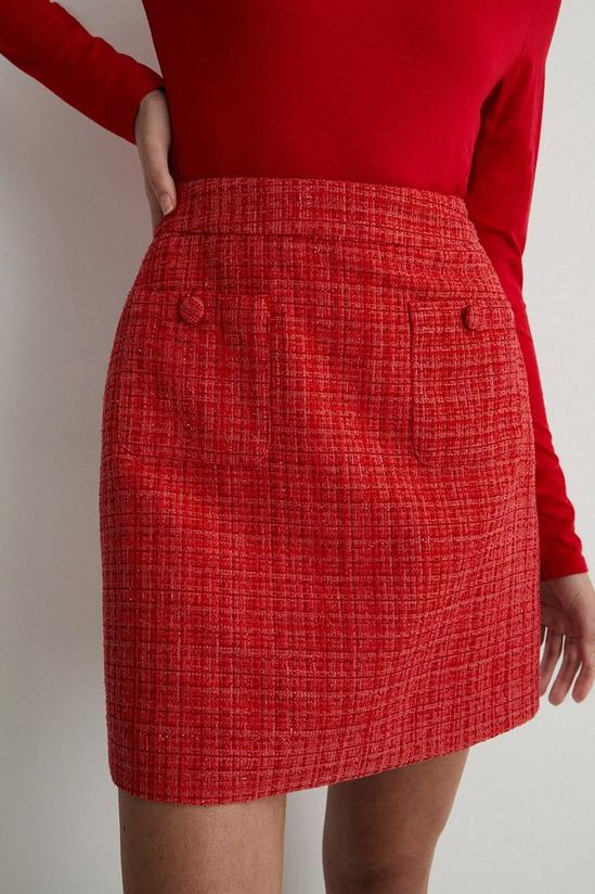 Warehouse Tweed Pocket Pelmet Skirt 2