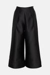 Warehouse Satin Twill Extreme Wide Crop Trouser thumbnail 4