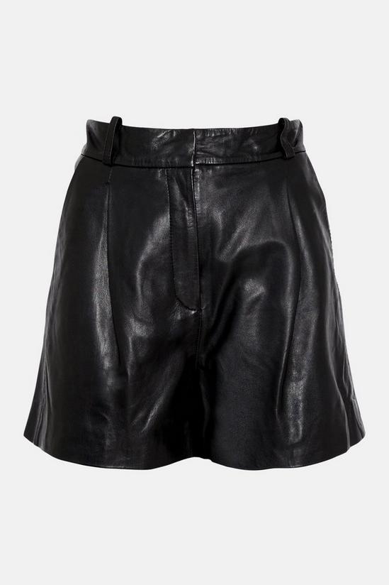 Warehouse Real Leather Clean Short 4