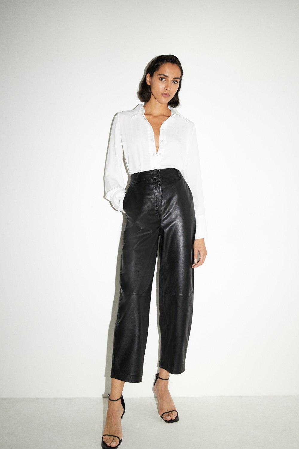 Warehouse black hot sale trousers