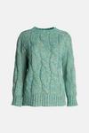 Warehouse Wool Blend Chunky Cable Knit Jumper thumbnail 4