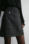 Warehouse Tweed Pelmet Skirt With Crystal Buttons thumbnail 2